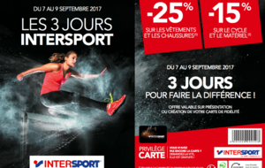 3 Journées Club à -23% - Intersport Trignac