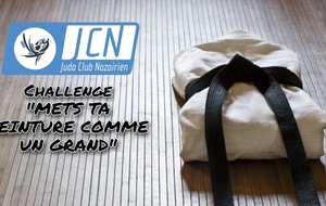 Challenge &quot;Mets ta ceinture comme un grand&quot;