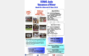 Stage des Vacances d'Hiver