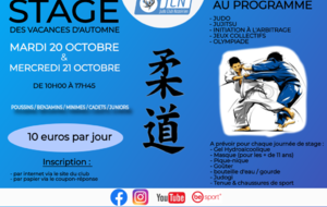 Stage des Vacances d'Automne